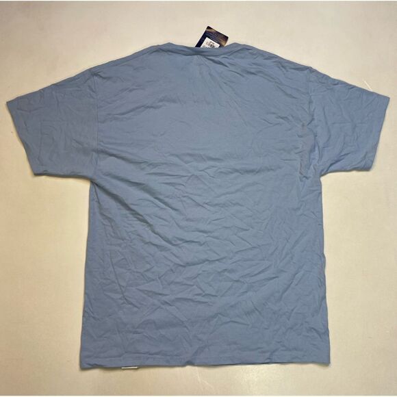 Champion Logo Graphic T-shirt Men Large Blue Short Sleeve GT23H NWT - Picture 3 of 6
